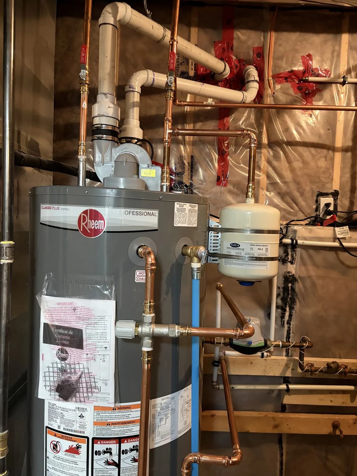 Hydronic heating system installation